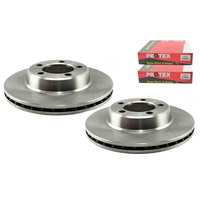 Protex Front Disc Rotors for Ford Fairmont XA XB Sedan 1972-76 Hat Type x2