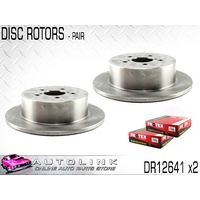 Protex Rear Disc Rotors for Subaru Outback BP 2.5L 3.0L 2003-2009 DR12641 x2