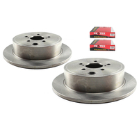 Rear Disc Brake Rotors for Toyota 86 ZN6 2.0L Coupe 6/2012-On DR12810 x2