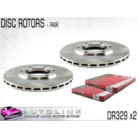 Protex Front Disc Rotors for Ford Maverick DA 6Cyl Wagon 1988-1994 DR329 x2