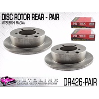 REAR DISC BRAKE ROTORS FOR MITSUBISHI VERADA KE KF KH KJ KL KW - V6 (x2)