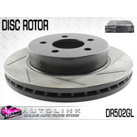 Front Disc Brake Rotor Left Grooved for Falcon XR6 XR8 AUII AUIII 2000-2002