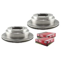 Protex Rear Disc Rotors for Nissan Patrol GU Y61 4.8L TB48DE 2001-2012 DR699 x 2