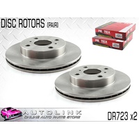 PROTEX FRONT DISC ROTORS FOR TOYOTA ECHO NCP10R NCP12R 1999-2005 DR723 x2