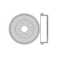 Protex Drum1738 Rear Brake Drum ID 254mm for Toyota Hilux Models x1