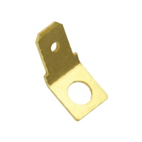 CARROLL DT145/5.3 UNINSULATED 45 DEG ELECTRICAL TAB 6.3mm x 5mm HOLE - x100