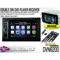 DNA DOUBLE DIN DVD PLAYER / RECEIVER 6.2" DVD SVCD VCD HDCD CD MP3 WMA JPEG