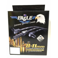 Eagle E98001BK Black 9mm Ignition Lead Set Universal V8 STD Cap 90° & 180° Plug