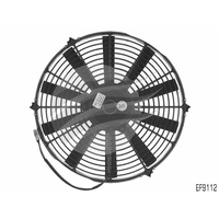 BACO STRAIGHT BLADE 14" REVERSIBLE 24V ELECTRIC THERMO FAN 230w MOTOR EF9112 