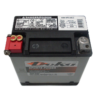 Deka ETX14 Motorbike Battery 220cca for Suzuki Triumph Yamaha