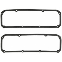 FELPRO FE1616 RUBBER VALLEY COVER GASKETS PAIR FOR FORD V8 CLEVELAND 302 351