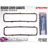 FEL-PRO FE1632 CORK ROCKER COVER GASKET SET FOR FORD FE V8 390 428 PAIR