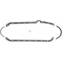 Felpro FE1803 Rubber Coated Fibre Oil Pan Gasket Set Suit SB Chev L/H Dipstick