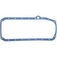 Felpro FE1885 Silicone Moulded 1-Piece Oil Pan Gasket Steel Core for SBC 57 - 74