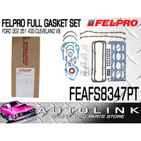 FELPRO FULL GASKET SET FOR FORD FALCON XY XA XB XC XD XE V8 4.9L 5.8L CLEVELAND