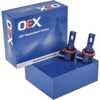 Oex GLX08H8V2 LED Head Light Globes 12/24V 6000K H8 H9 H11