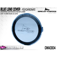 GREAT WHITES POLYCARBONATE LENS COVER BLUE FOR 170 SERIES LIGHTS GWA0004 x1