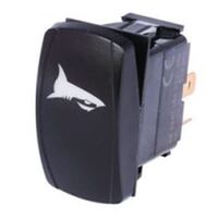 GREAT WHITES GWA0014 ON / OFF ROCKER SWITCH 12/24V ILLUMINATED 3 TERMINAL