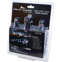 Great Whites GWA0015 12 or  24 Volt Driving Light Wiring Harness kit