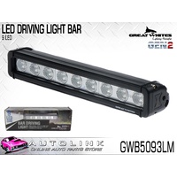 GREAT WHITES 9 LED DRIVING LIGHT BAR LOW MOUNT - GEN2 9-32V GWB5093LM