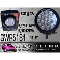 Great Whites GWR5181 LED Driving light Round Polycarbonate Lens 9-32 Volt x1