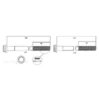 Permaseal HBS128 Head Bolt Set for Toyota 1KD-FTV 3.0L & 2KD-FTV 2.5L Turbo Diesel