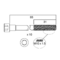 PERMASEAL HBS180 HEAD BOLT SET FOR NISSAN PULSAR N16 1.6L QG16 1.8L QG18