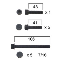 PERMASEAL HBS384H HALF HEAD BOLT SET FOR HOLDEN VS VT V8 5.0L 10 BOLT GASKET