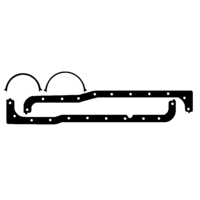 OIL PAN SUMP GASKET FOR FORD WINDSOR 351 V8 FALCON FAIRLANE MUSTANG 1968 - 1971