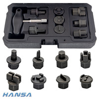 Hansa HDPRT-9 Plastic Drain Sump Plug Removal Tool Set