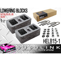 HIGH ENERGY HELB15-1 LEAF SPRING LOWERING BLOCK KIT 1.5" FOR HOLDEN HD - WB 