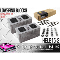 LEAF LOWERING BLOCK KIT 2" FOR EARLY HOLDEN HD HR HK HT HG HK HQ HJ HX HJ WB