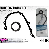 Permaseal HG008 Timing Cover Gasket Set for Holden 6Cyl Red Blue Black
