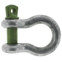 HULK HU1029 4WD Bow Shackle 3.25 Ton Galvanised Body 19mm Pin