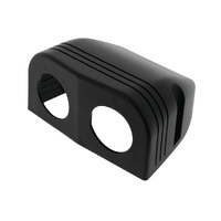 Hulk 4x4 HU6612 Accessory Power Socket Black Double Surface Mount Housing