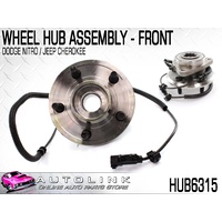 FRONT WHEEL HUB FOR JEEP CHEROKEE KK 3.7L V6 4WD 2008 - 2012 WITH ABS x2 PAIR