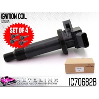 VLAND IGNITION COILS FOR TOYOTA MR2 ZZW30R 1.8L 4CYL 10/1999-9/2007 IC70682B x4