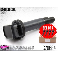 VLAND IGNITION COILS FOR TOYOTA YARIS NCP90R NCP91R NCP93R 4CYL 10/2005-2016 x4