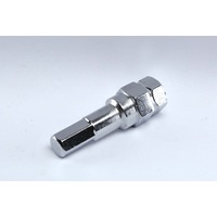 Nice J6KEY Wheel Nut Key 21mm Hex Head 6 Splines Chrome Finish Wheel Nut Tool