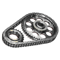 JP PERFORMANCE TIMING CHAIN KIT WITH GEARS DOUBLE ROW FOR FORD 302 351 CLEV V8