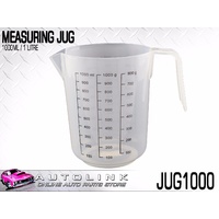 UNIVERSAL MEASURING JUG 1000ml ( 1 LITRE ) HOUSE & GARAGE USE - CLEAR JUG1000