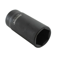 Kincrome K080011 4WD Axle Nut Socket 30mm 1/2" Square Drive Cr-Mo Black Finish