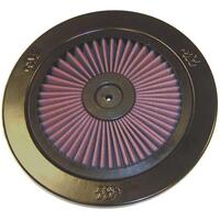 K&N 9" X-STREAM AIR FILTER TOP LID PLATE BLACK - HIGH FLOW & WASHABLE KN66-0901