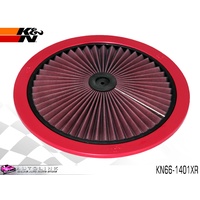 K&N 14" X-STREAM AIR FILTER TOP LID PLATE RED KN66-1401XR