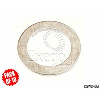 KELPRO 18mm ALUMINIUM SUMP PLUG WASHERS KSW2406 PACK OF 10