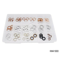 KELPRO 18PC ASSORTMENT OIL PAN SUMP PLUG WASHER KIT ALL TYPES KWA1000