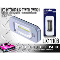 OEX LIX11108 INTERIOR LIGHT LED 12 24V RECTANGULAR - 160 LUMENS 140 x 60 x 20mm 