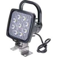 OEX LLX08205HS Alloy 9 Led Square Flood Work Light 12/24 Volt With Handle Bracket