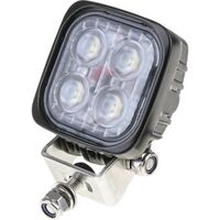 Oex LLX08208 Work Flood Light Square 4 Led + Bracket 1081 Lumens 12 or 24 Volt