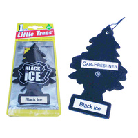 Little Tree Black Ice Air Freshener for Car Truck Caravan Long Lasting x 1